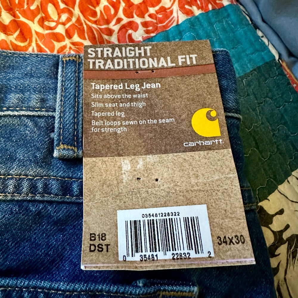 Men’s Carhartt jeans nwt